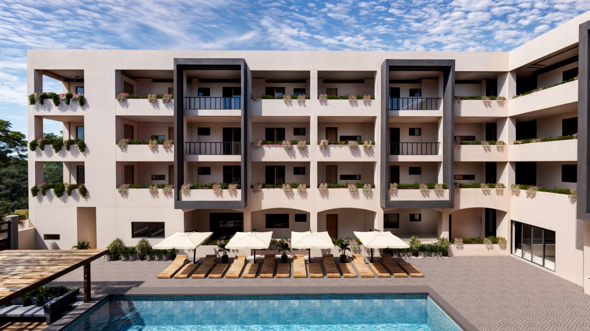 Pérgola y asadores en Sundara Condos & Plaza, Santa Cruz, Huatulco