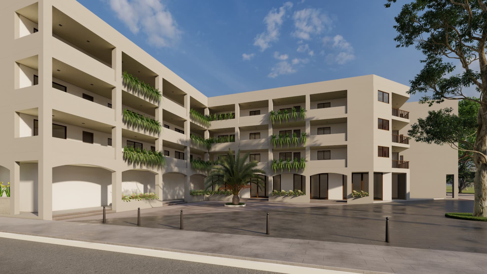 Jardines en Sundara Condos & Plaza, Santa Cruz, Huatulco